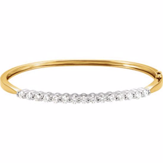 61396:259462:P Diamond Bangle Bracelet