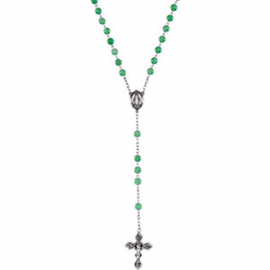 R41915:304361:P Green Jadeite Rosary 