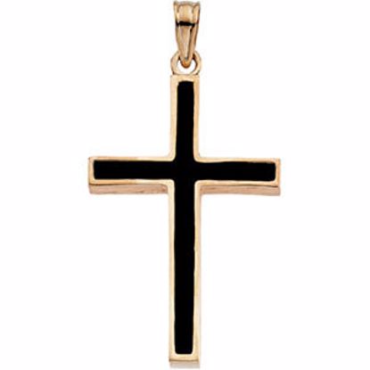 R4010BK:62712:P Cross Pendant