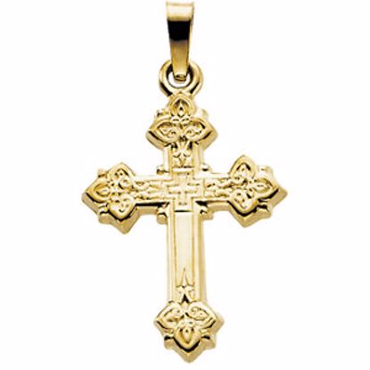 R16218:103736:P Hollow Design Cross Pendant