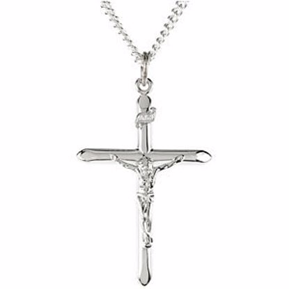 R16278:104177:P Sterling Silver Crucifix Pendant