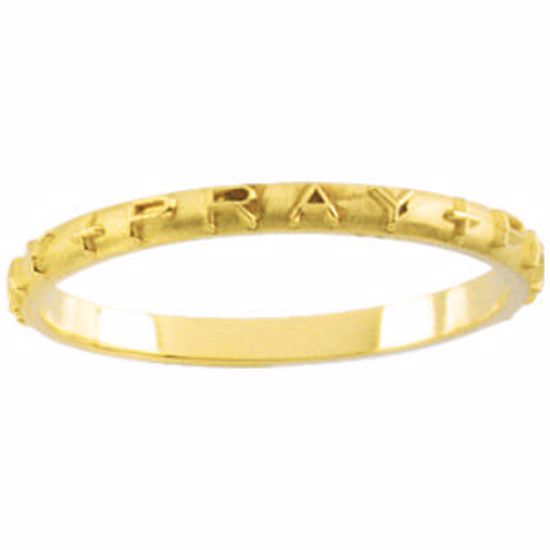 R16621:130139:P 10kt Yellow Size 12.00 Prayer Ring