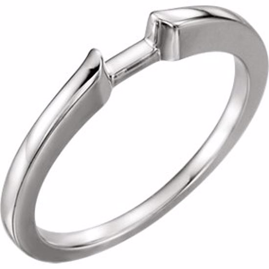 10893:143616:P Platinum Band for 4.6mm Round Engagement Ring Mounting