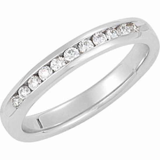 61218:236876:P 1/4 CTW Diamond Channel Set Anniversary Band