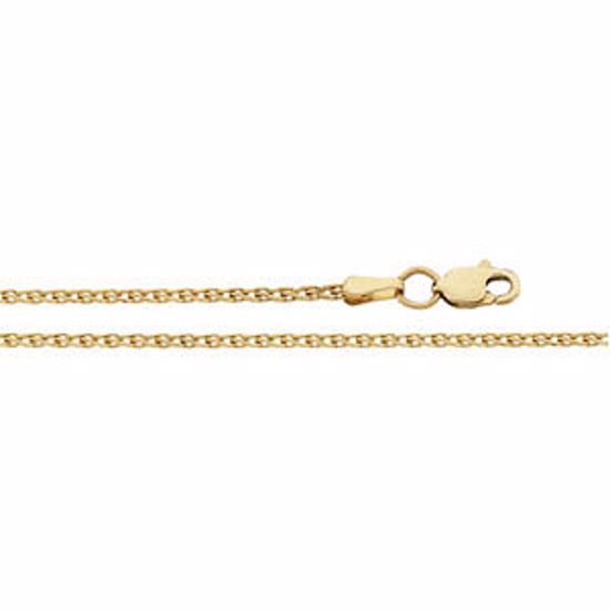 CH179:244322:P 14kt Yellow 1.5mm Diamond Cut Wheat 18" Chain
