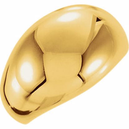 50199:247744:P 10kt Yellow 14mm Metal Fashion Ring