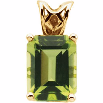 61743:252302:P Peridot Scroll Setting® Pendant