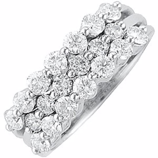 62270:274375:P 14kt White 1 1/2 CTW Diamond Anniversary Band