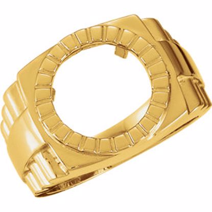 9258:8894:P Men's Coin Ring