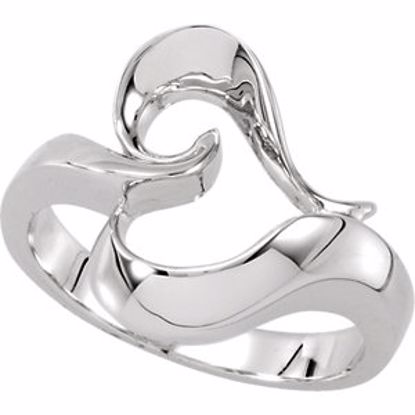 5906:123965:P 14kt White Metal Fashion Ring