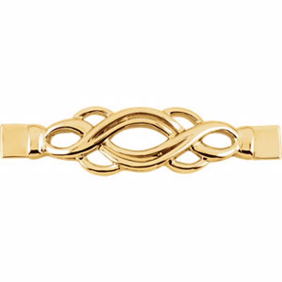 81314:120376:P 14kt Yellow Bracelet Center