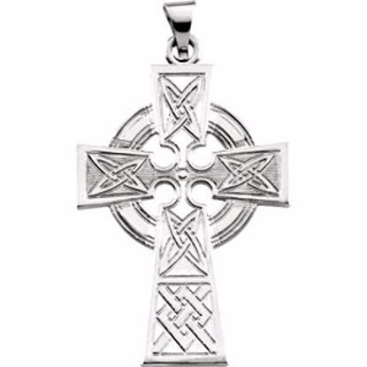 R16012:138128:P Sterling Silver Celtic Cross Pendant