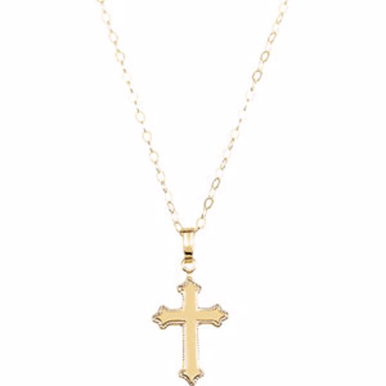 19526:158360:P Youth Cross Necklace