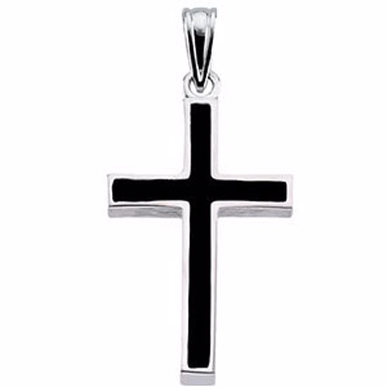 R4010BK:170501:P Cross Pendant