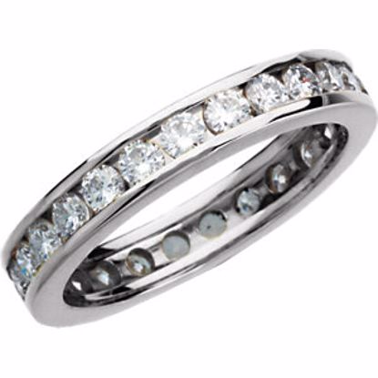 60238:207133:P Platinum 1 1/3 CTW Diamond Eternity Band Size 7