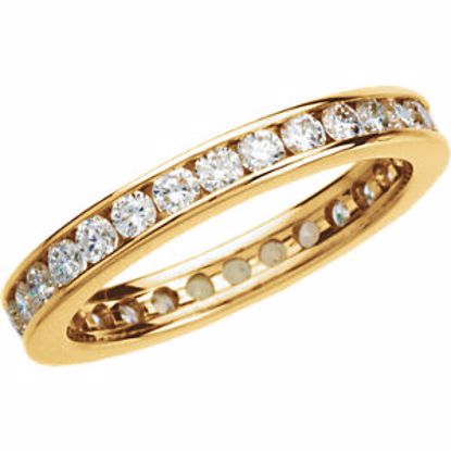 60025:207490:P 14kt Yellow 9/10 CTW Diamond Eternity Band Size 6