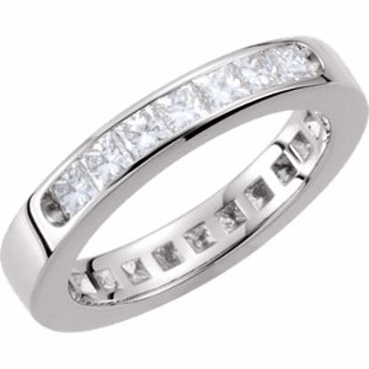 61002:250998:P Platinum 3/4 CTW Diamond Anniversary Band