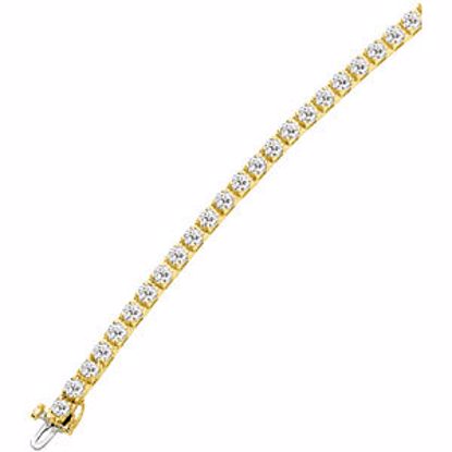 63209:289379:P 14kt Yellow Forever Classic&trade; Moissanite Bracelet