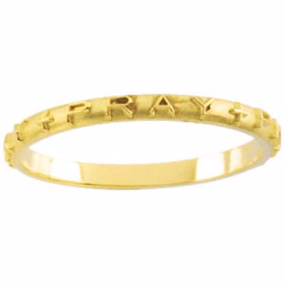 R16621:130127:P 10kt Yellow Size 08.00 Prayer Ring