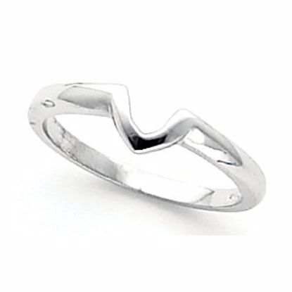 50109:213880:P 14kt White 4.00 CT Band for Solitaire Mounting