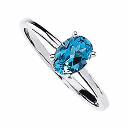 61177:207582:P Swiss Blue Topaz Ring