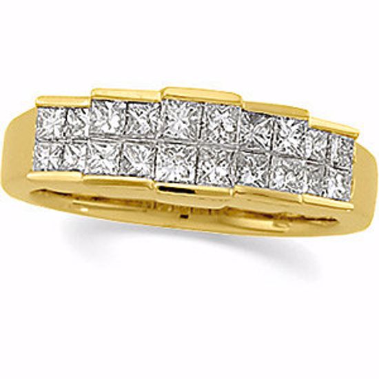 61371:252521:P 14kt Yellow 1 CTW Diamond Anniversary Band