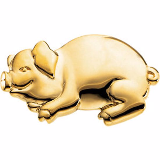 R41836:232358:P Bonnie the Pig Brooch