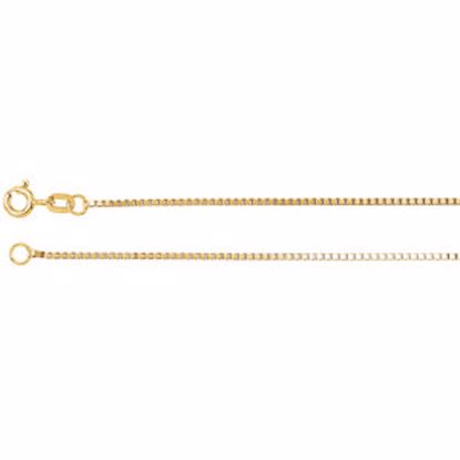 CH22:31997:P 14kt Yellow 1mm Solid Box 24" Chain