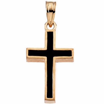 R4010BK:62710:P Cross Pendant