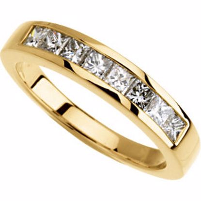 60084:207187:P 14kt Yellow 3/4 CTW Diamond Band