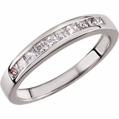 60041:251422:P 14kt White 1/2 CTW Diamond Band