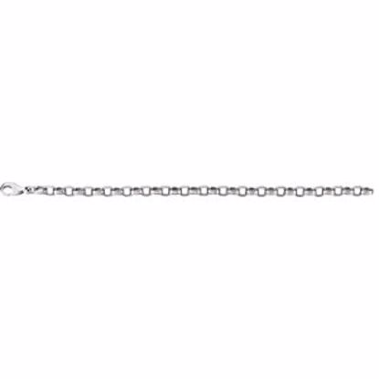 CH354:241095:P Sterling Silver 6.75mm Flat Cable 18" Chain
