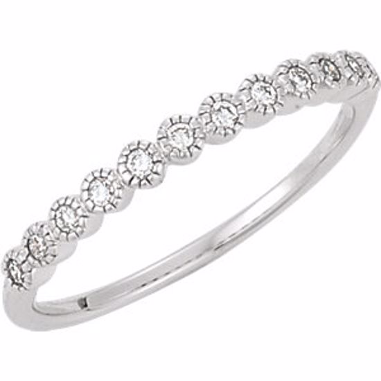 63008:290865:P 14kt White 1/6 CTW Diamond Anniversary Band