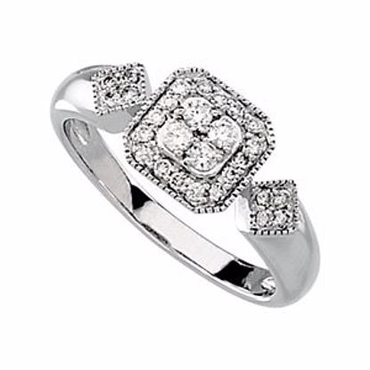 63579:297342:P 14kt White 1/3 CTW Diamond Ring