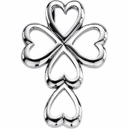 R41533:100002:P Cross & Heart Pendant