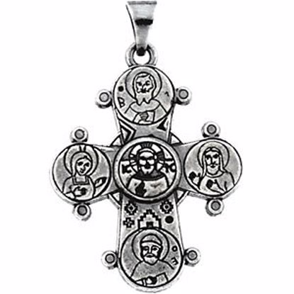 R16296:107164:P 14kt Yellow Dagmar Cross Pendant with Packaging