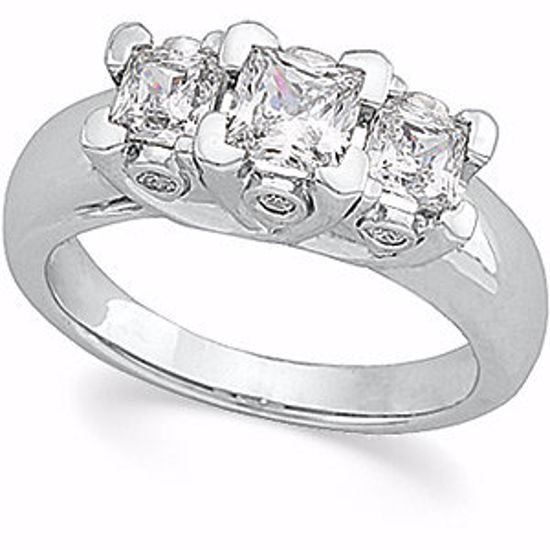 64140:20704:P 14kt White 1 1/3 CTW Diamond Anniversary Ring 