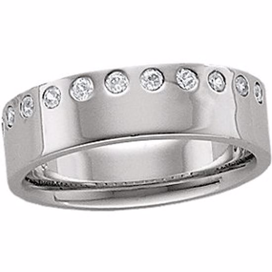 63994:100523:P 14kt White 1/3 CTW Diamond Anniversary Band