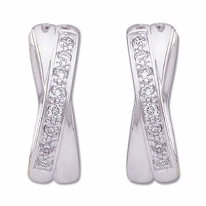 61512:2615810:P 14kt White 1/6 CTW Diamond Earrings