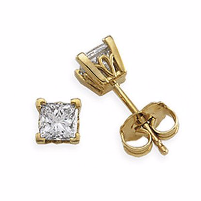 61085:2521630:P 14kt Yellow 1/3 CTW Diamond Earrings