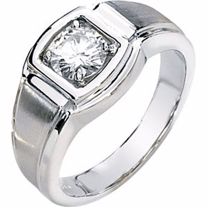 64806:100003:P Men's Solitaire Ring