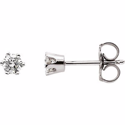 62864:2797820:P 1/4 CTW Diamond Friction Post Stud Earrings