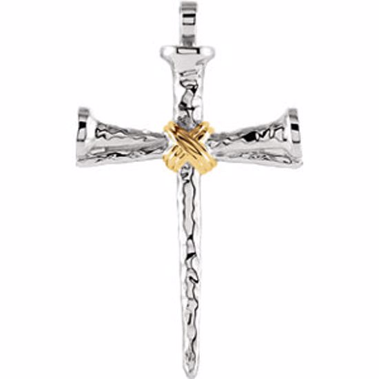 R41227:100009:P Nail Cross Pendant