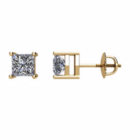 62867:2797560:P 14kt Yellow 1/2 CTW Diamond Earrings