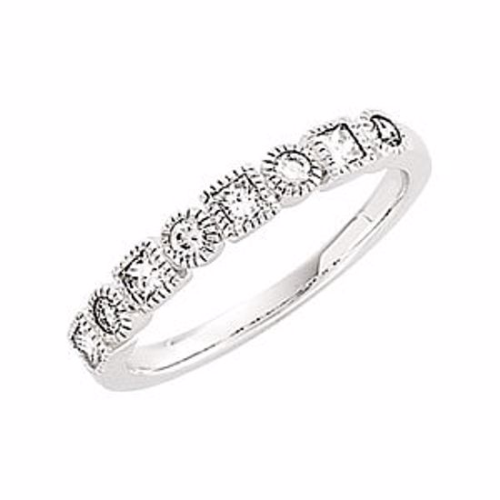 64622:100200:P 14kt White 3/8 CTW Diamond Anniversary Band