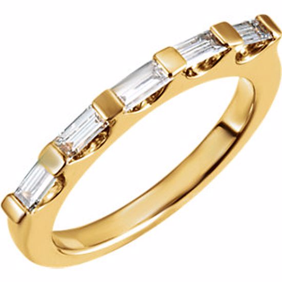 64987:5027:P 14kt Yellow 9/10 CTW Diamond Anniversary Band