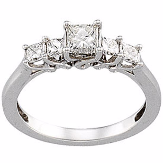 64740:60001:P Accented Engagement Ring 