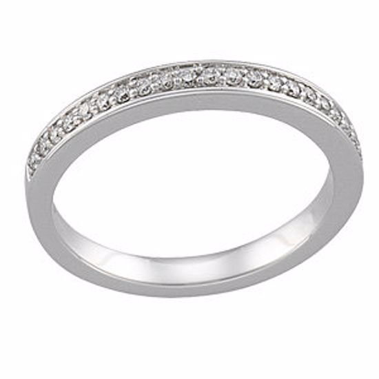 64932:60002:P 14kt White 1/6 CTW Diamond Band