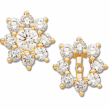 61423:25214300:P Diamond Earring Jacket