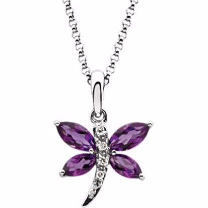 65294:100100:P Dragonfly Necklace